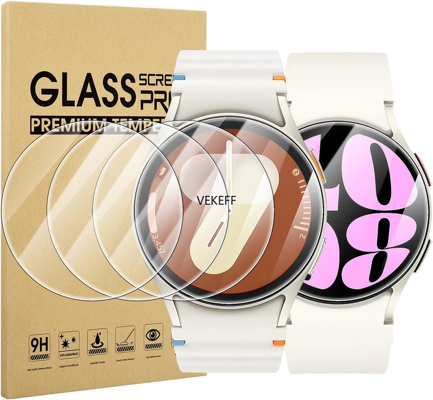 Tempered Glass Screen - 4-Pack Tempered Glass Screen Protectors for
