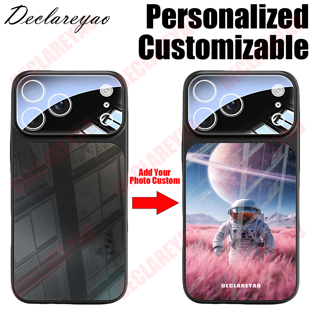 Tempered Glass Screen - DECLAREYAO Origina Custom Tempered Glass Phone