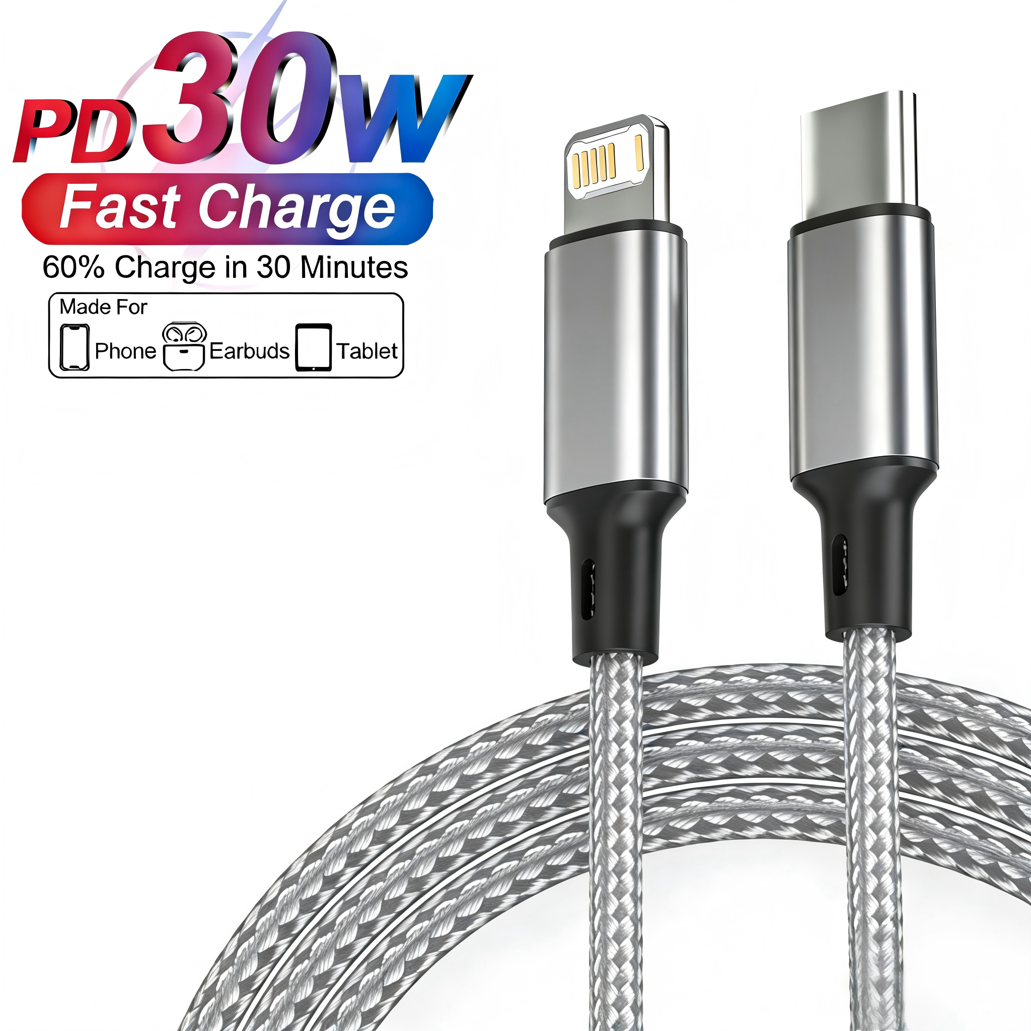 Phone Accessories Online - PD 30W USB Cable For iPhone