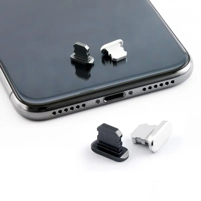 Phone Accessories Online - 2pcs Metal Dust plug Charging Port