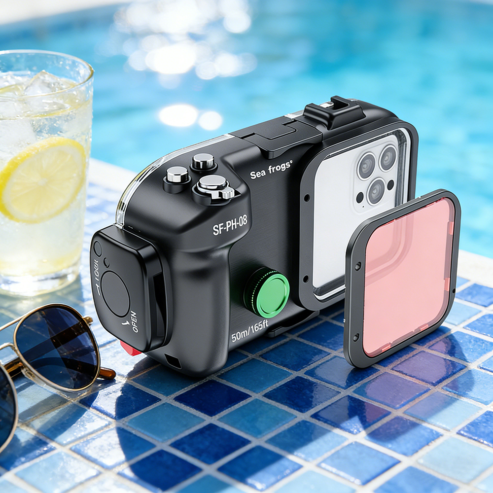 Phone Accessories Video - Seafrogs snorkeling Waterproof Cell Phone Case