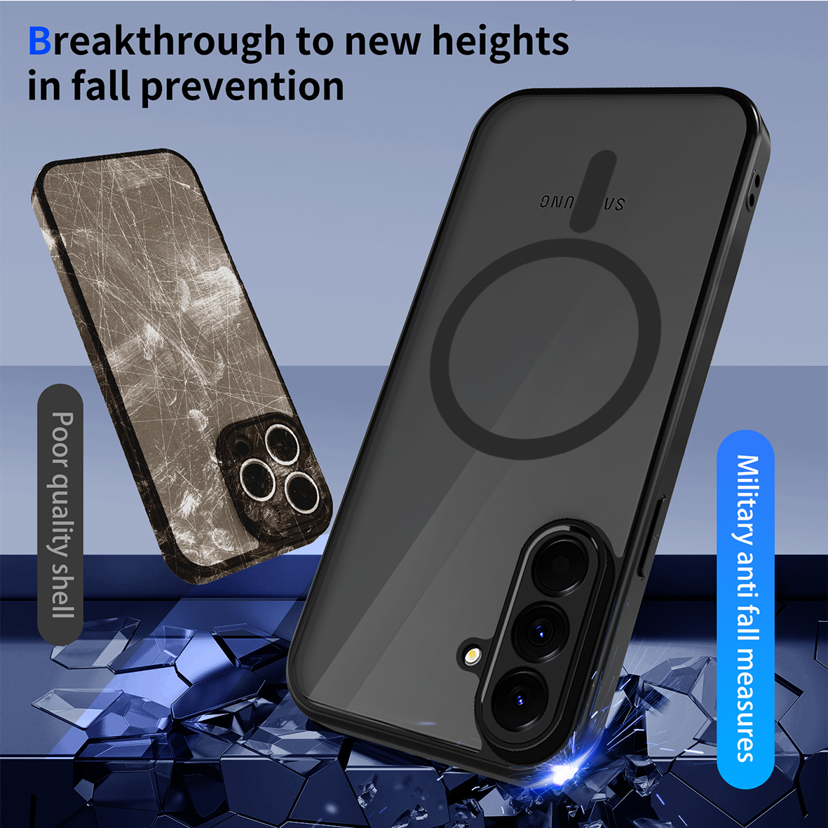 Matte Phone Case for Samsung G – Phone Accessories Online Shop recenzja i cena