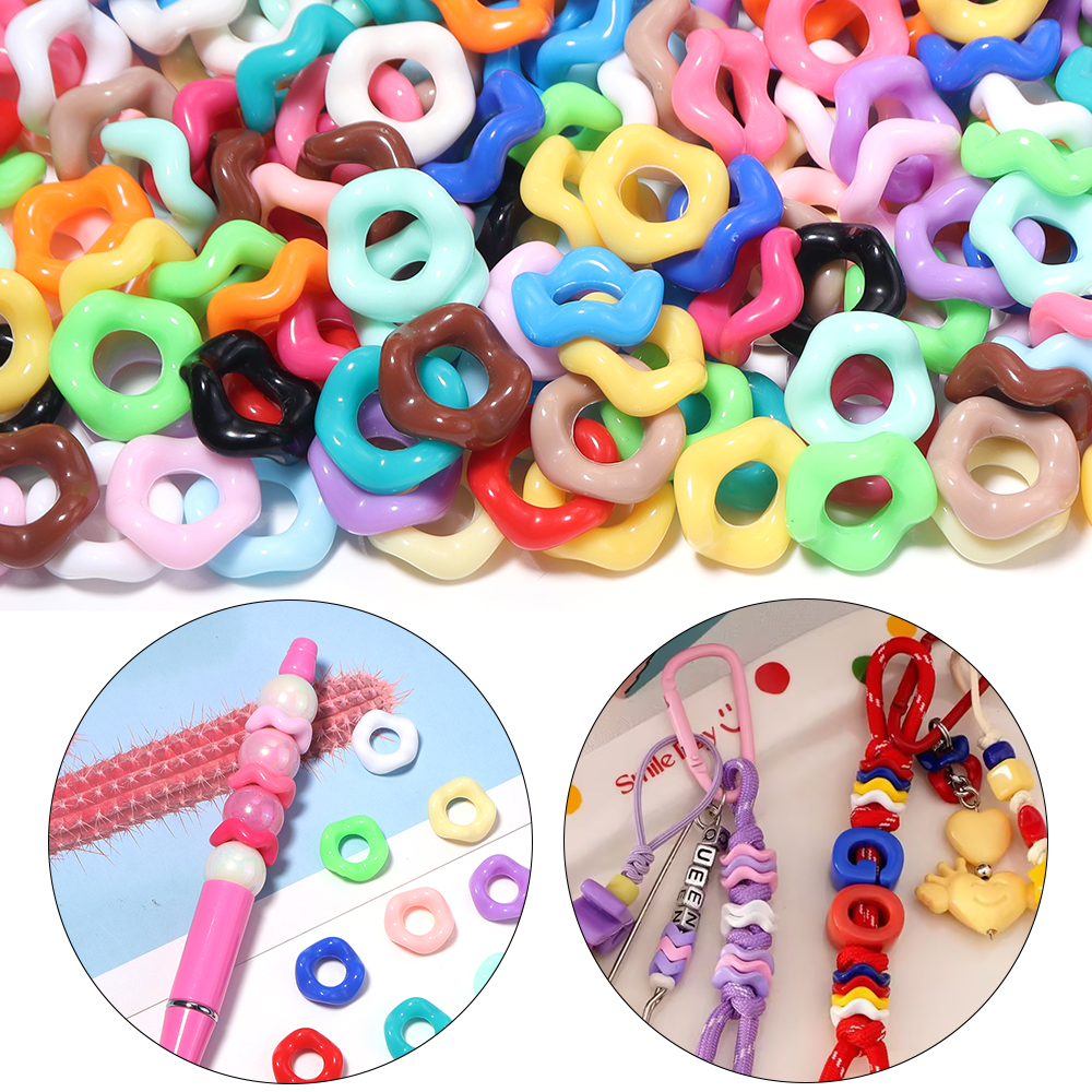 100pcs/lot Colorful Wave Ring  – Phone Accessories Jewelry recenzja i cena