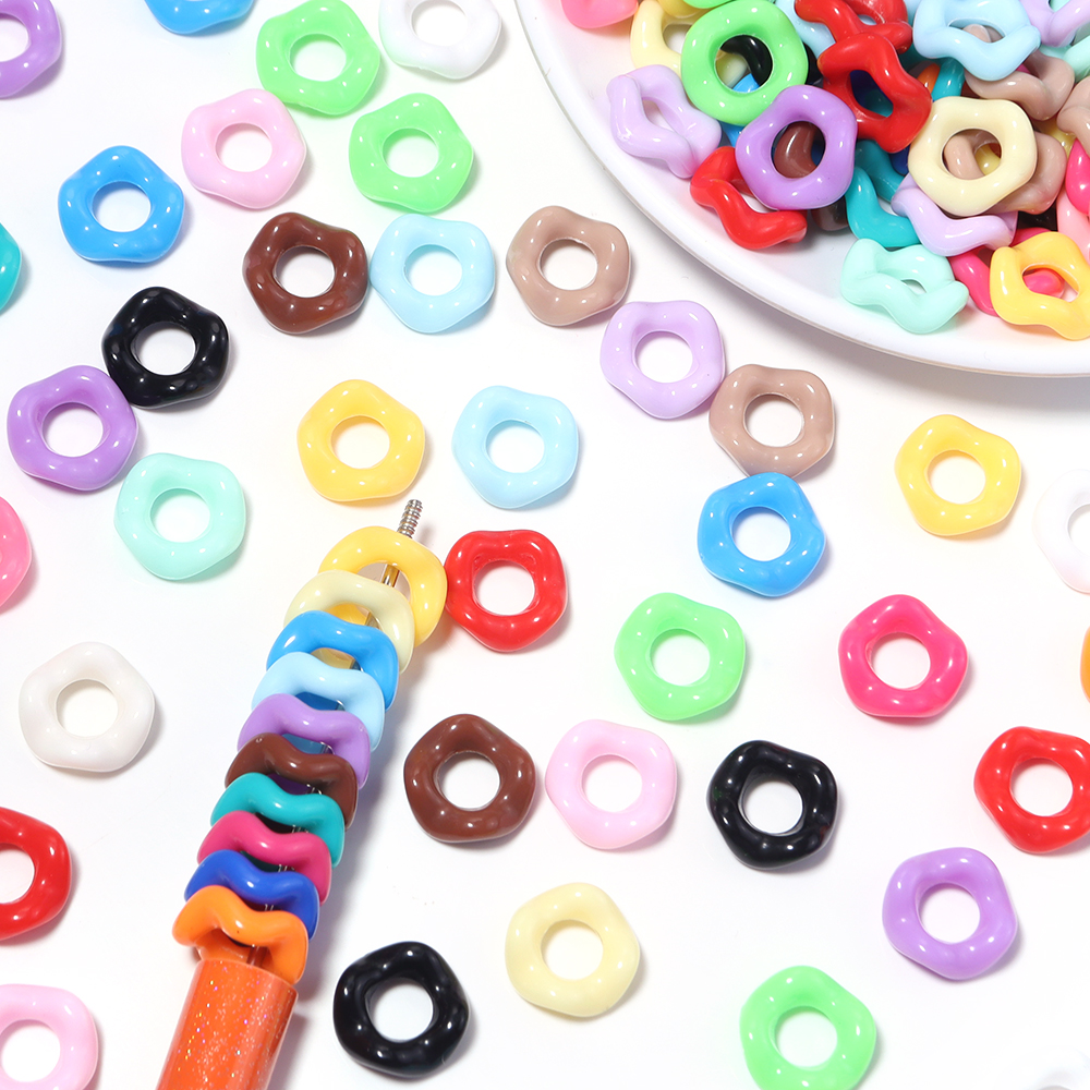 100pcs/lot Colorful Wave Ring  – Phone Accessories Jewelry recenzja i cena