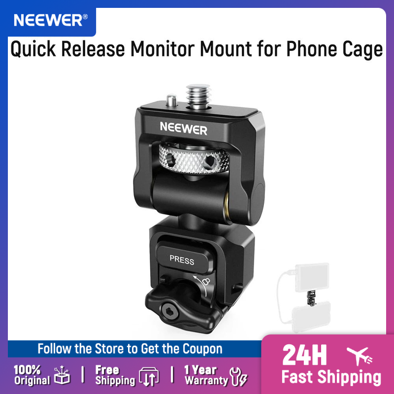 NEEWER Quick Release Monitor M – Phone Accessories Video recenzja i cena