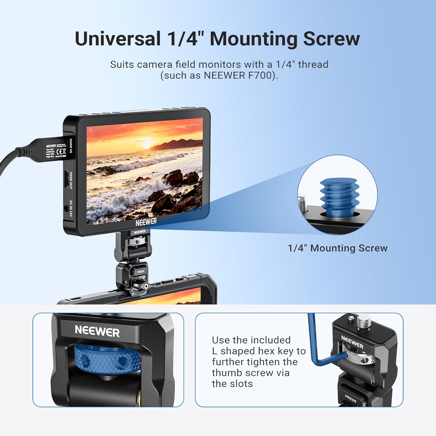 NEEWER Quick Release Monitor M – Phone Accessories Video recenzja i cena