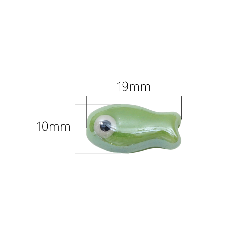 10Pcs Vintage Fish Ceramic Bea – Phone Accessories Jewelry recenzja i cena
