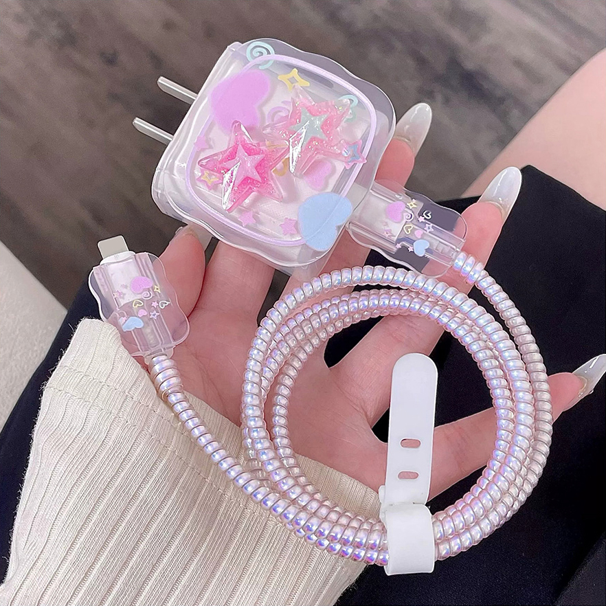 Pink Star Cable Charger Protec – Phone Accessories Online recenzja i cena