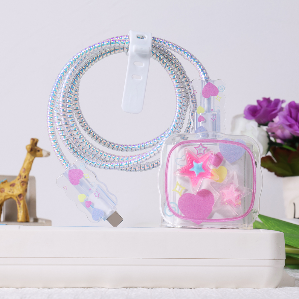 Pink Star Cable Charger Protec – Phone Accessories Online recenzja i cena