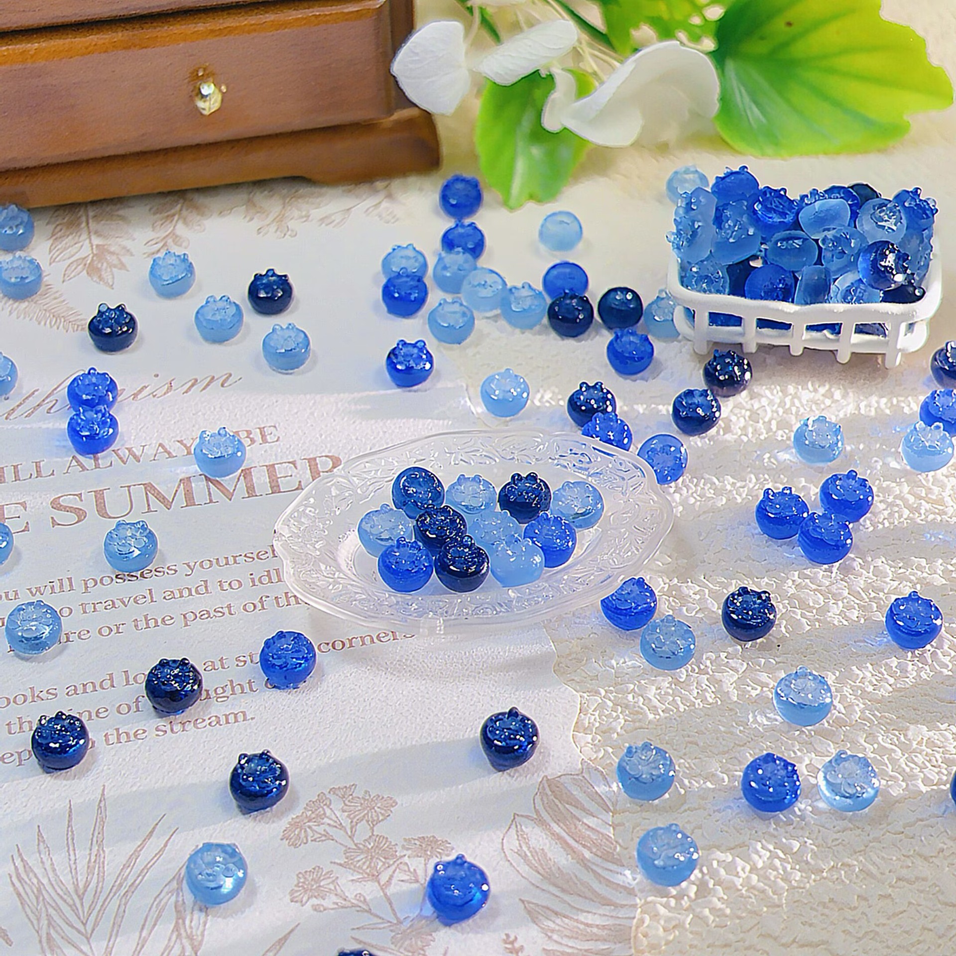 100pcs mini simulated transluc – Phone Accessories Jewelry recenzja i cena