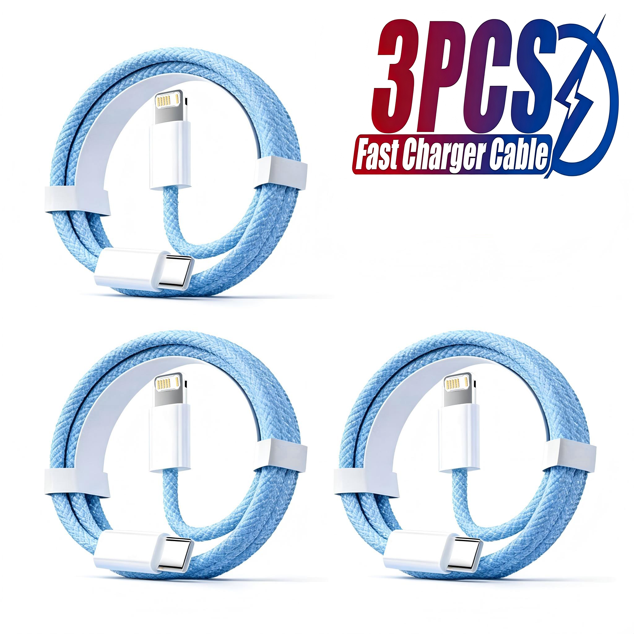 3PCS PD 30W USB Cable For iPho – Phone Accessories Online recenzja i cena
