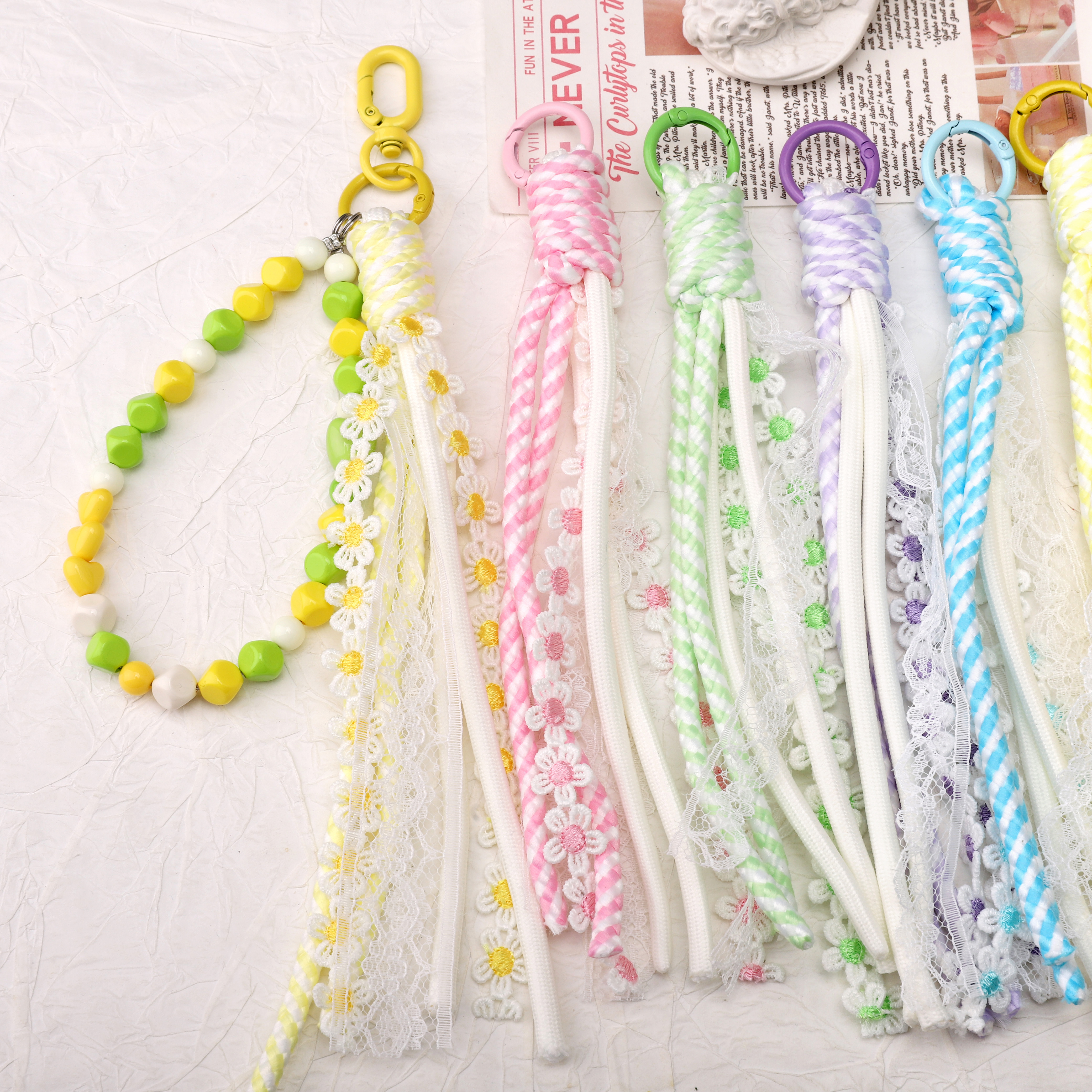 1pc Alloy Keyrings And Polyest – Phone Accessories Jewelry recenzja i cena
