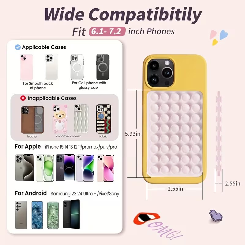 2-Pack Silicone Suction Phone  – Phone Accessories recenzja i cena