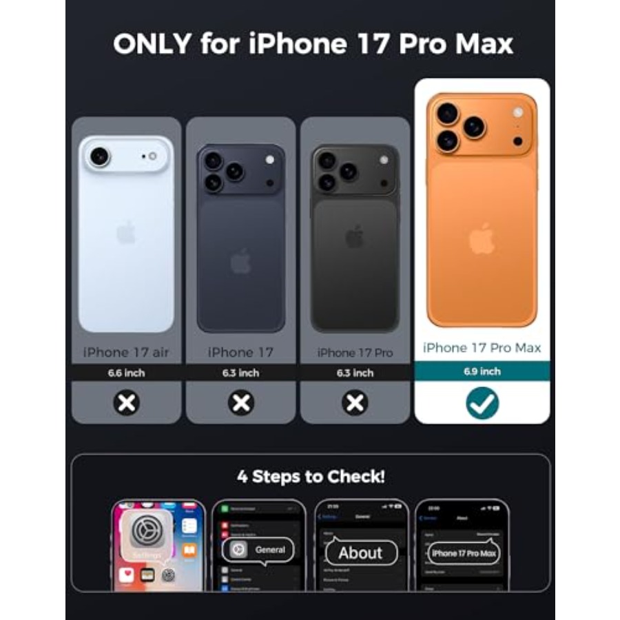for iPhone 17 Pro Max Case wit – Tempered Glass Screen recenzja i cena