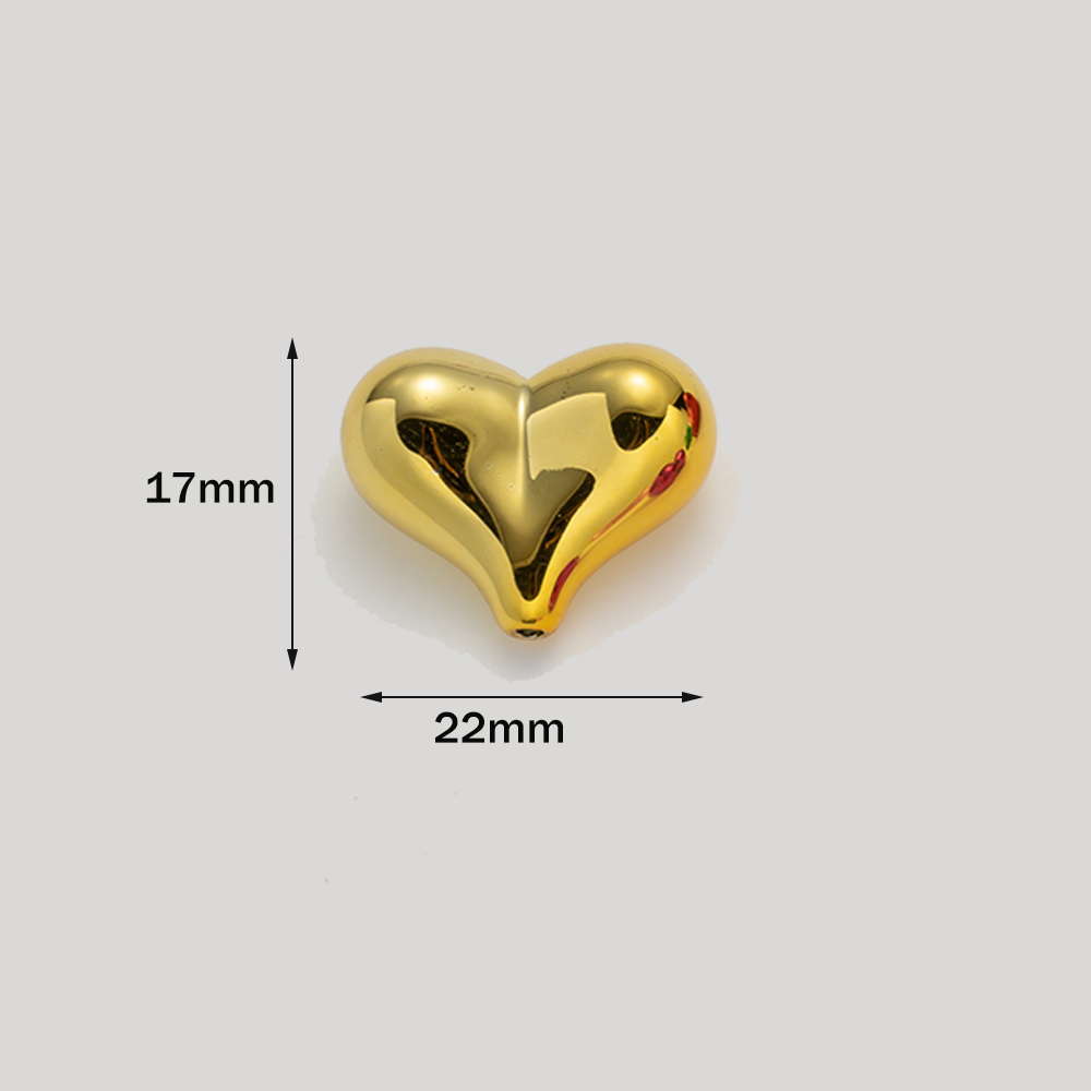 10pcs Colorful Acrylic Heart L – Phone Accessories Jewelry recenzja i cena