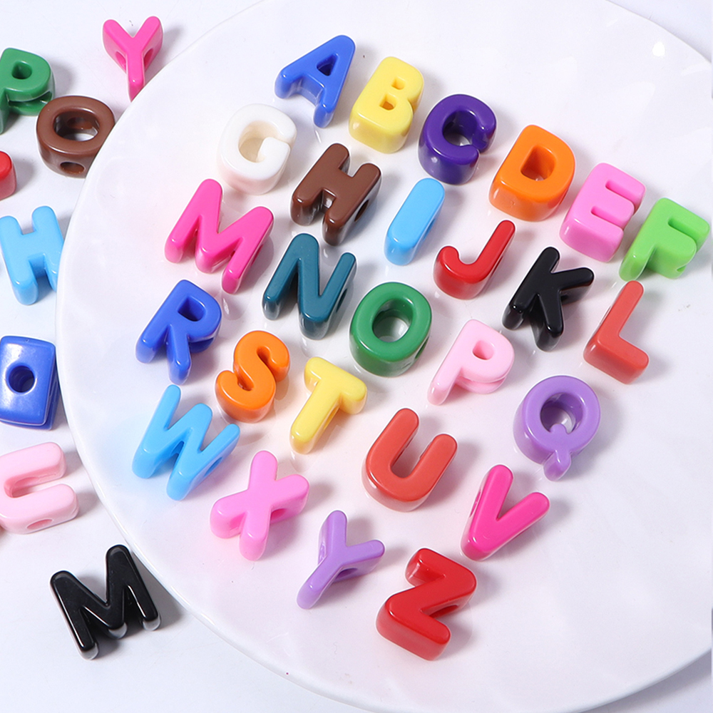 10pcs A-Z Letter Beads Acrylic – Phone Accessories Jewelry recenzja i cena