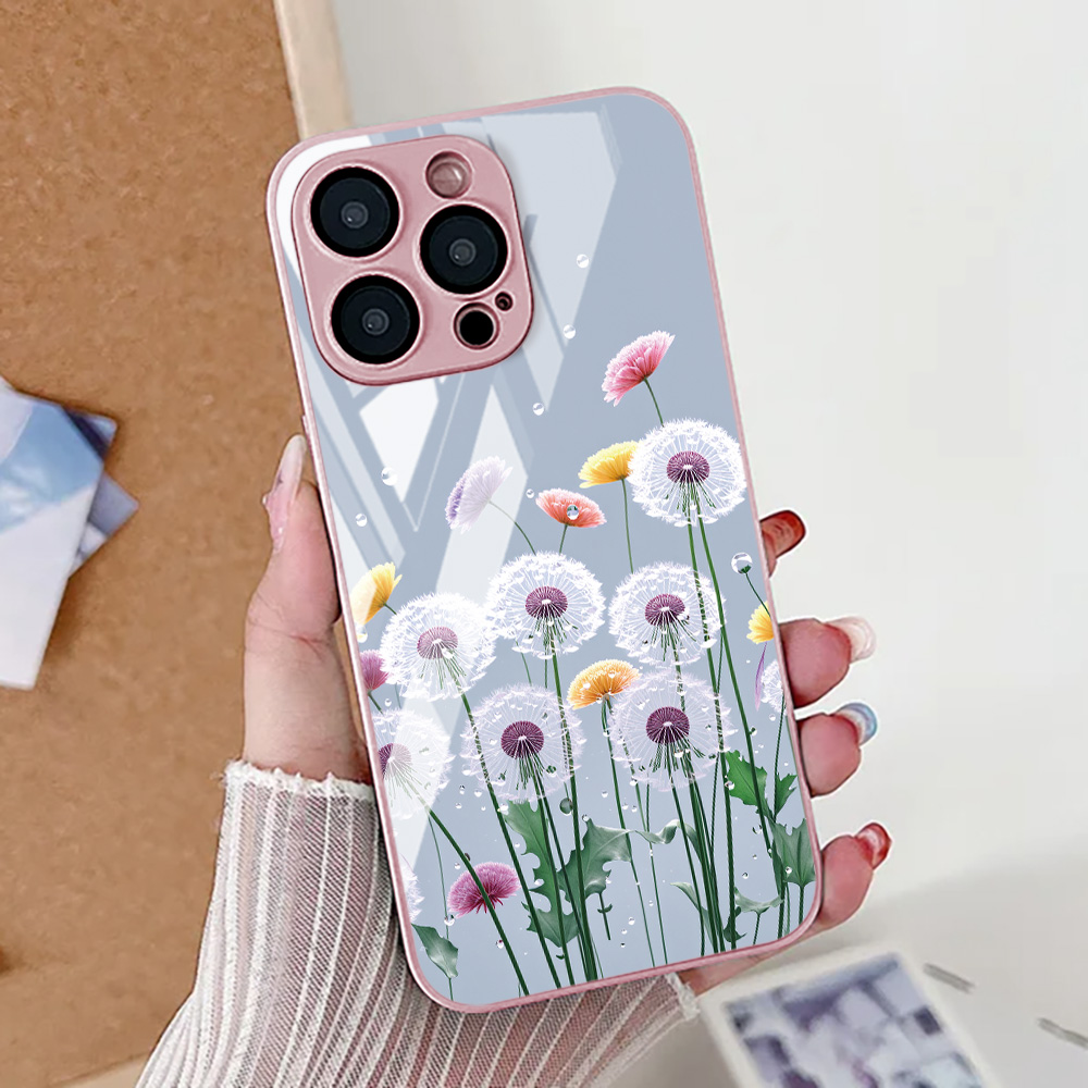 Lotus Flower Phone Case For iP – Tempered Glass Screen recenzja i cena