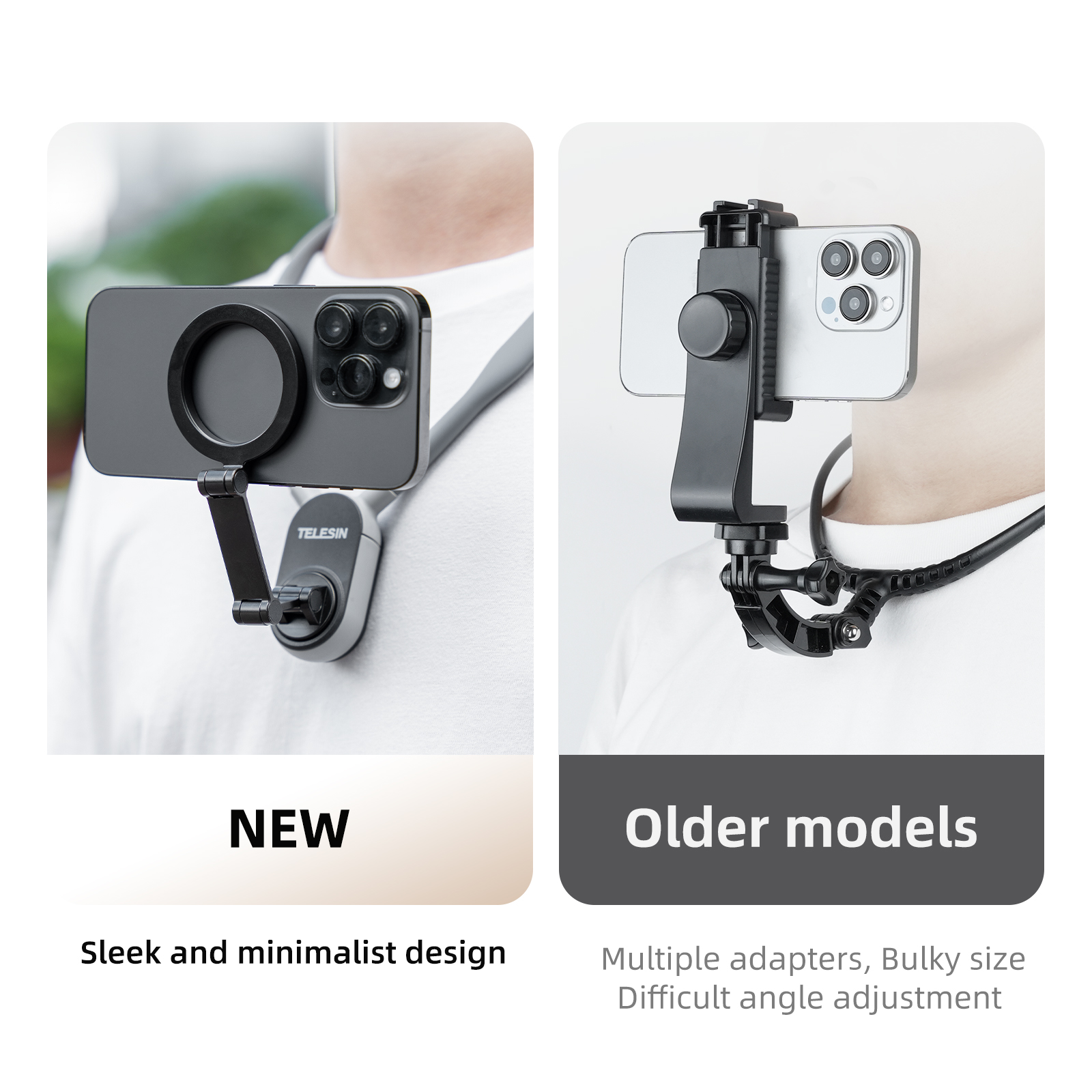 TELESIN Silicone Magnetic Neck – Phone Accessories Online recenzja i cena