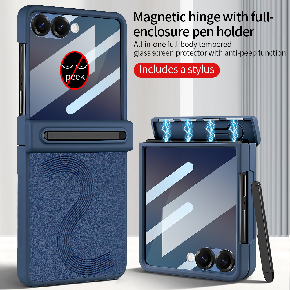 Luxury Business Leather Case f – Tempered Glass Screen recenzja i cena