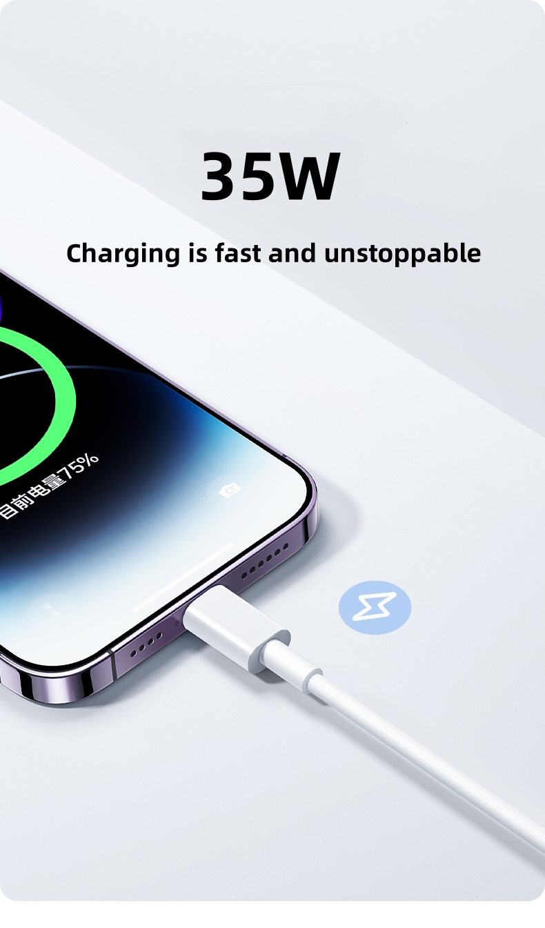 35W USB Cable For iPhone 14 13 – Phone Accessories Online recenzja i cena