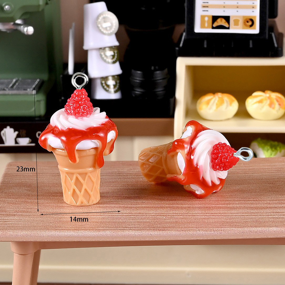 10pcs Strawberry Jam Ice Cream – Phone Accessories Jewelry recenzja i cena