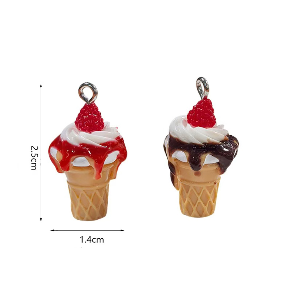 10pcs Strawberry Jam Ice Cream – Phone Accessories Jewelry recenzja i cena
