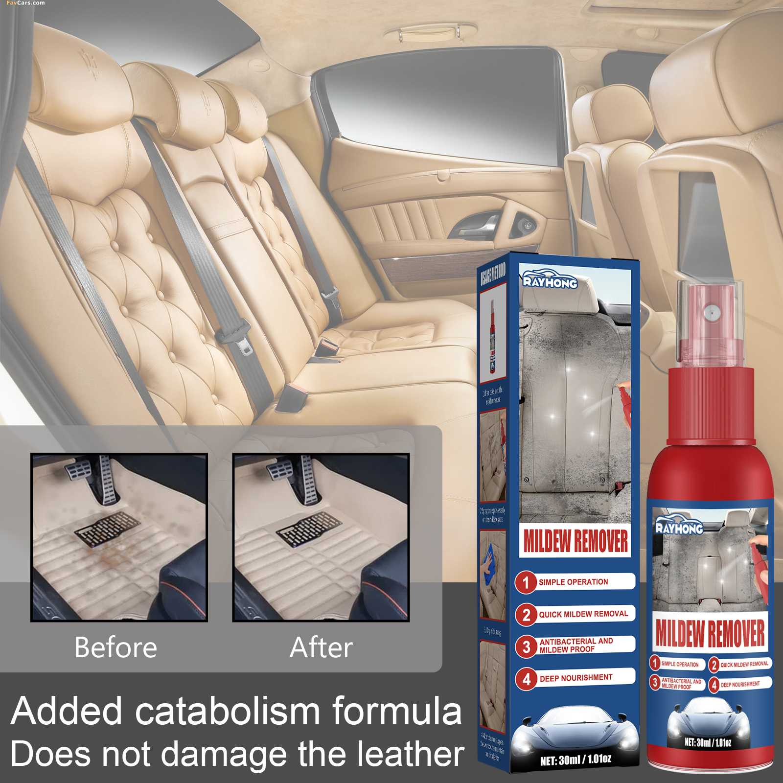 Car Mildew Remover Spray Multi – Screen Cleaner Spray recenzja i cena