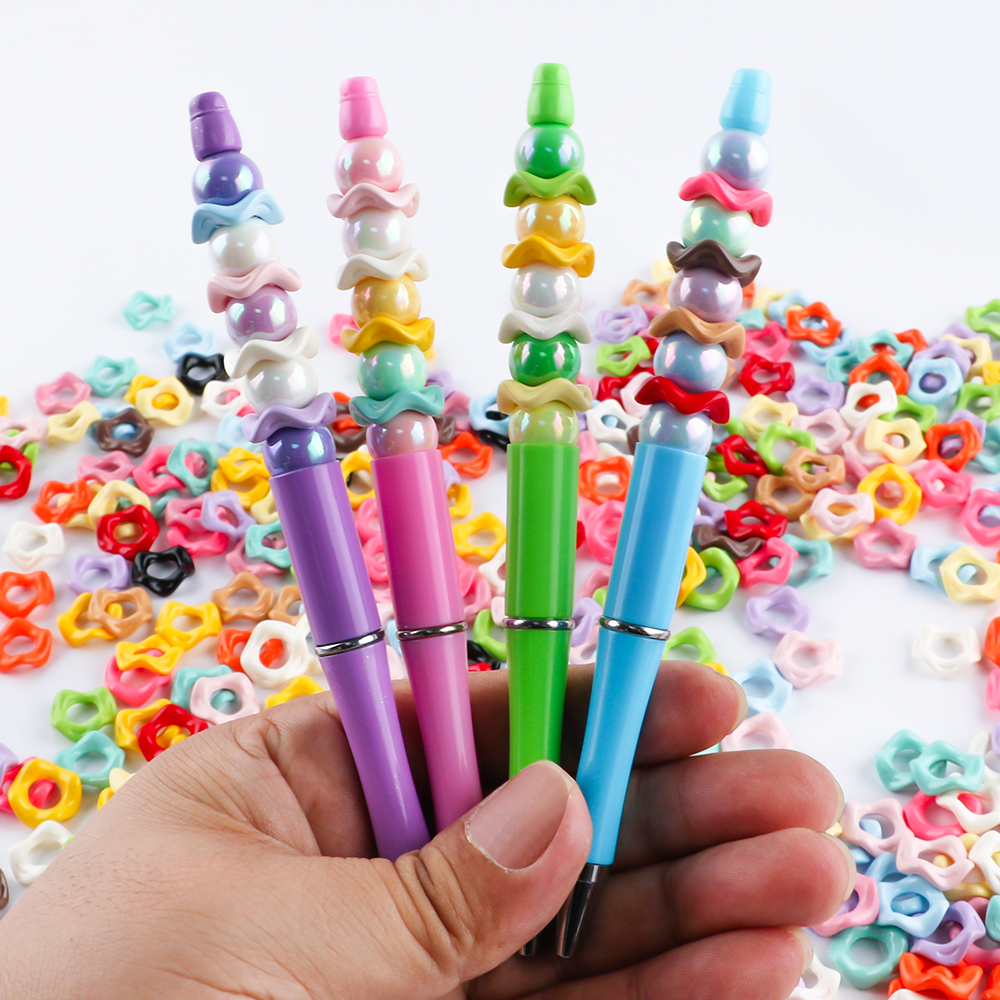 25Pcs15MM Wavy Big Hole Stack  – Phone Accessories Jewelry recenzja i cena